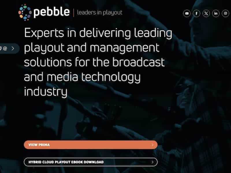 Pebble punta sull’automazione stabile del playout