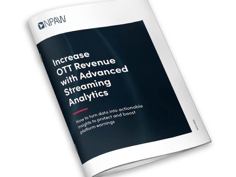 Aumentare i ricavi OTT con l’analisi avanzata dello streaming: White Paper di NPAW